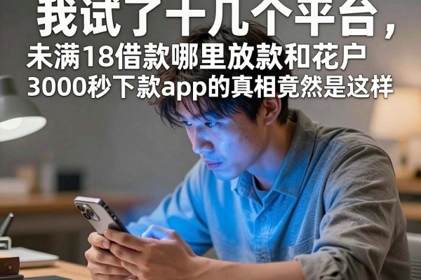 我试了十几个平台，发现未满18借款哪里放款和花户3000秒下款app的真相竟然是这样