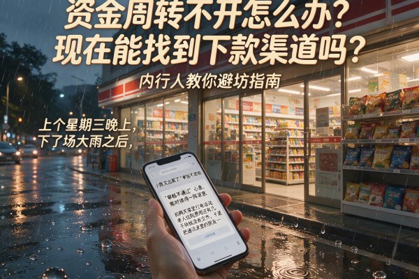 资金周转不开怎么办？现在能找到下款渠道吗？内行人教你避坑指南