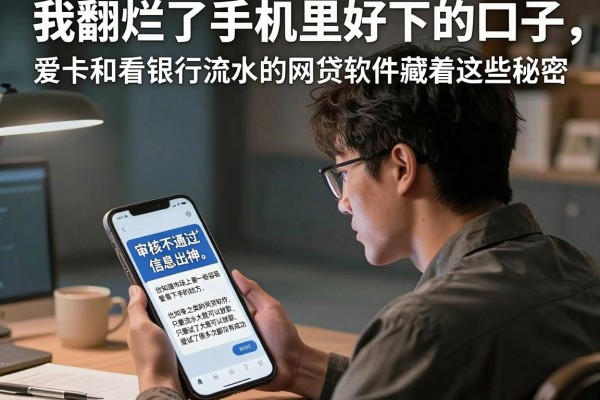 我翻烂了手机里好下的口子，发现爱卡和看银行流水的网贷软件藏着这些秘密