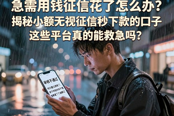急需用钱征信花了怎么办?揭秘小额无视征信秒下款的口子,这些平台真的能救急吗?