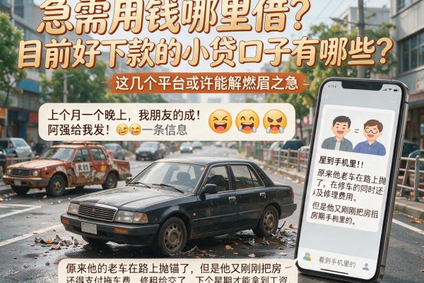 急需用钱哪里借？目前好下款的小贷口子有哪些？这几个平台或许能解燃眉之急