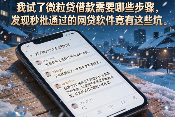 我试了微粒贷借款需要哪些步骤，发现秒批通过的网贷软件竟有这些坑