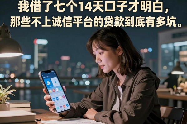 我借了七个14天口子才明白，那些不上诚信平台的贷款到底有多坑