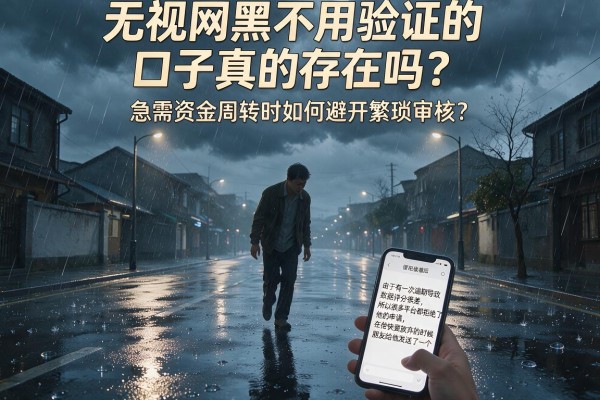 无视网黑不用验证的口子真的存在吗？急需资金周转时如何避开繁琐审核？