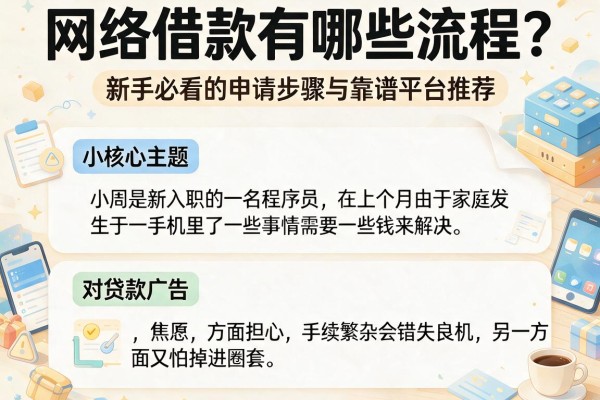 网络借款有哪些流程？新手必看的申请步骤与靠谱平台推荐
