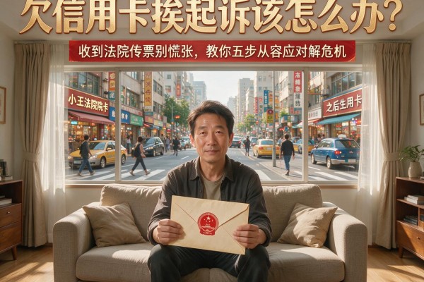 欠信用卡挨起诉该怎么办？收到法院传票别慌张，教你五步从容应对解危机