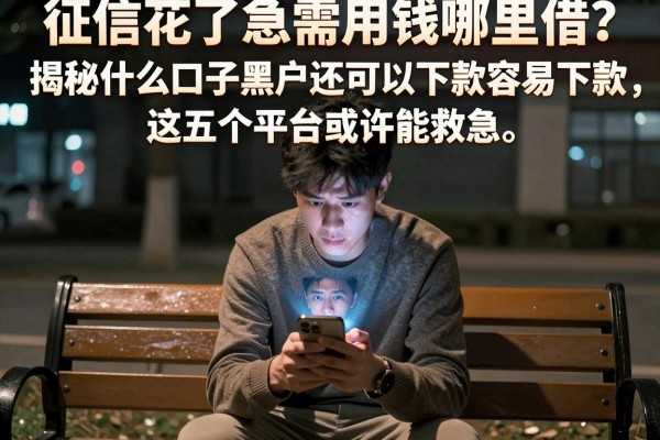 征信花了急需用钱哪里借？揭秘什么口子黑户还可以下款容易下款，这五个平台或许能救急