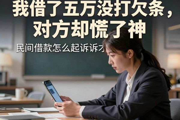 我借了五万没打欠条，对方却慌了神，揭秘民间借款怎么样起诉有效与靠谱借钱网贷软件