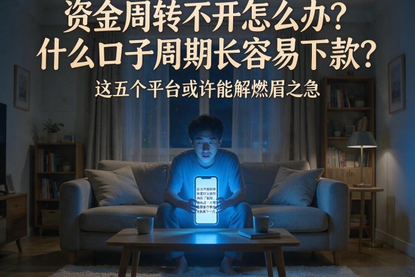资金周转不开怎么办?什么口子周期长容易下款?这五个平台或许能解燃眉之急