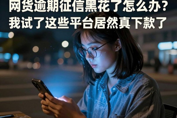 网货逾期征信黑花了怎么办？我试了这些平台居然真下款了