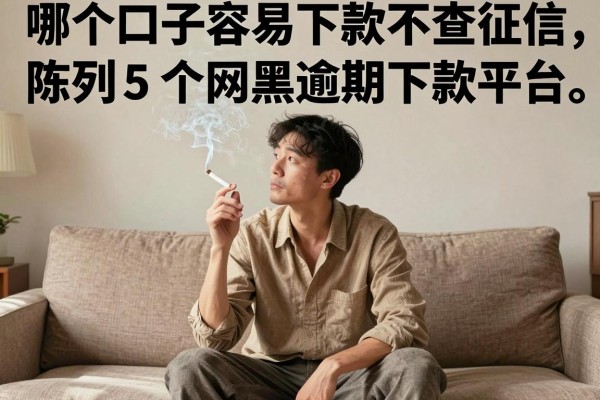 哪个口子容易下款不查征信，陈列5个网黑逾期下款平台