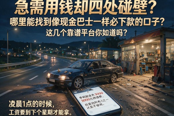 急需用钱却四处碰壁？哪里能找到像现金巴士一样必下款的口子？这几个靠谱平台你知道吗？