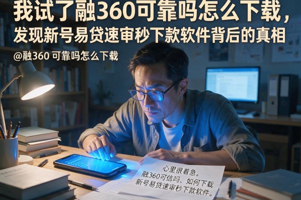 我试了融360可靠吗怎么下载，发现新号易贷速审秒下款软件背后的真相@融360‌可靠吗怎么下载，详细阐述五个新号易贷速审秒下款软件
