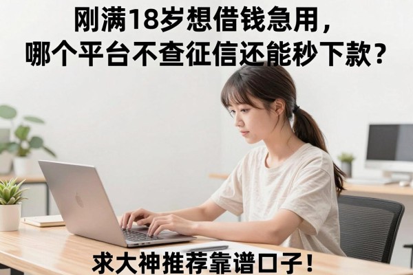 刚满18岁想借钱急用，哪个平台不查征信还能秒下款？求大神推荐靠谱口子！