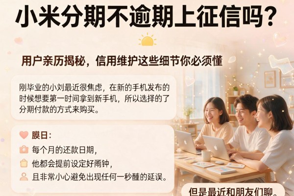 小米分期不逾期上征信吗？用户亲历揭秘，信用维护这些细节你必须懂