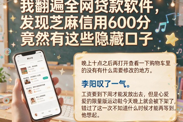 我翻遍全网贷款软件，发现芝麻信用600分竟然有这些隐藏口子