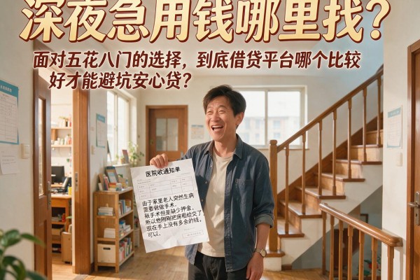 深夜急用钱哪里找？面对五花八门的选择，到底借贷平台哪个比较好才能避坑安心贷？