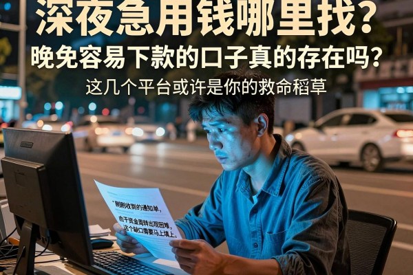深夜急用钱哪里找？晚上容易下款的口子真的存在吗？这几个平台或许是你的救命稻草