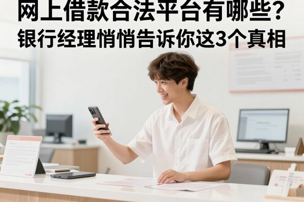网上借款合法平台有哪些？银行经理悄悄告诉你这3个真相