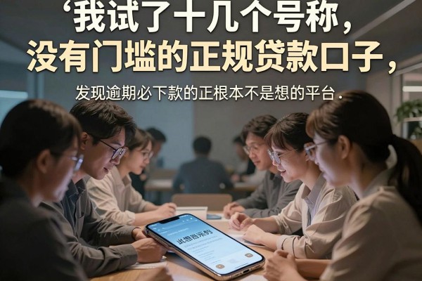 我试了十几个号称没有门槛的正规贷款口子,发现逾期必下款的平台根本不是你想的那样