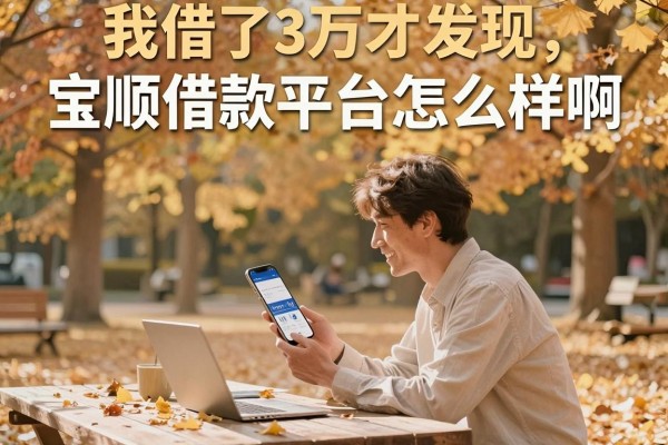 我借了3万才发现，宝顺借款平台怎么样啊这类问题背后，藏着贷款不上诚信平台的app最大的谎言