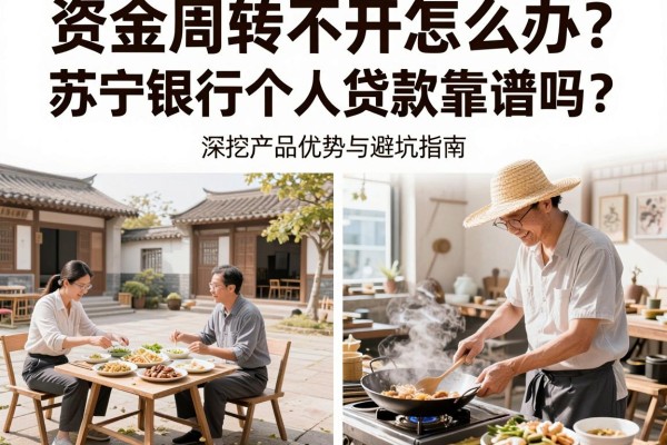资金周转不开怎么办？苏宁银行个人贷款靠谱吗？深挖产品优势与避坑指南