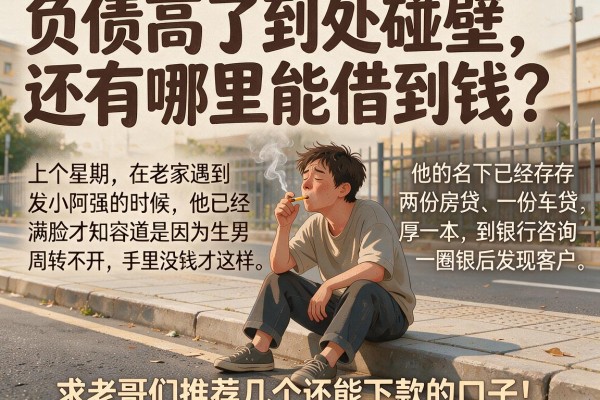 负债高了到处碰壁，还有哪里能借到钱？求老哥们推荐几个还能下款的口子！