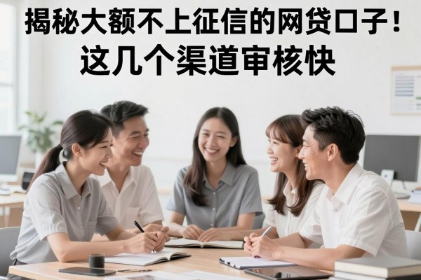 揭秘大额不上征信的网贷口子，这几个渠道审核快