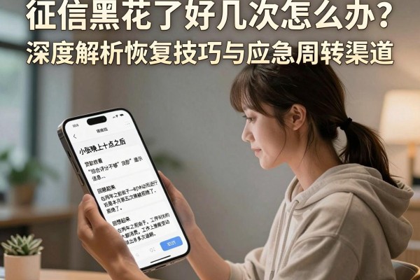 征信黑花了好几次怎么办？深度解析恢复技巧与应急周转渠道，助你走出信用困境