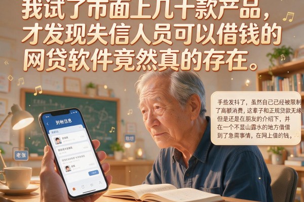 我试了市面上几十款产品，才发现失信人员可以借钱的网贷软件竟然真的存在