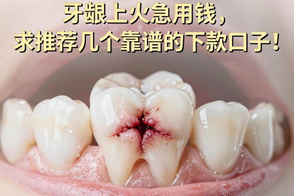 牙龈上火急用钱，求推荐几个靠谱的下款口子！