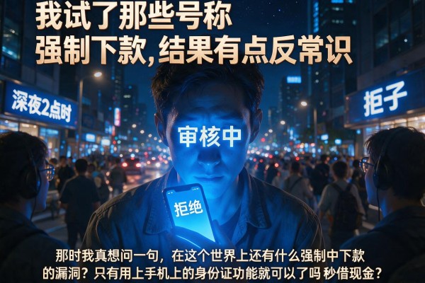 我试了那些号称强制下款的口子，结果有点反常识