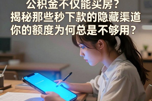 公积金不仅能买房？揭秘那些秒下款的隐藏渠道，你的额度为何总是不够用？