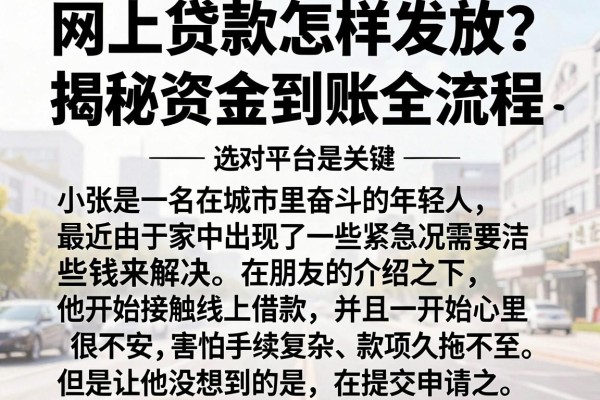 网上贷款怎样发放？揭秘资金到账全流程，选对平台是关键