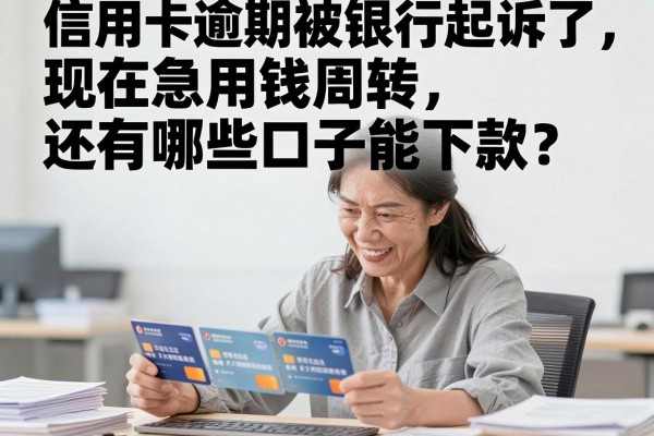 信用卡逾期被银行起诉了，现在急用钱周转，还有哪些口子能下款？