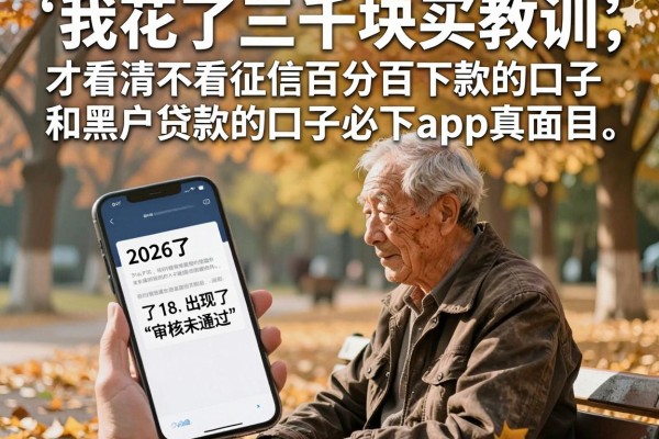 我花了三千块买教训,才看清不看征信百分百下款的口子和黑户贷款的口子必下app真面目