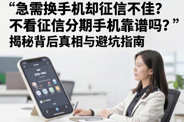 急需换手机却征信不佳？不看征信分期手机靠谱吗？揭秘背后真相与避坑指南