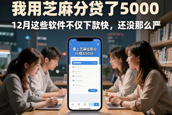 我用芝麻分贷了5000，发现12月这些软件不仅下款快，还没那么严