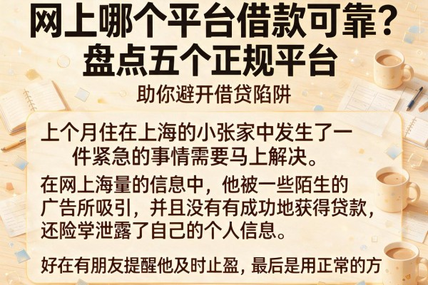 网上哪个平台借款可靠?盘点五个正规平台,助你避开借贷陷阱