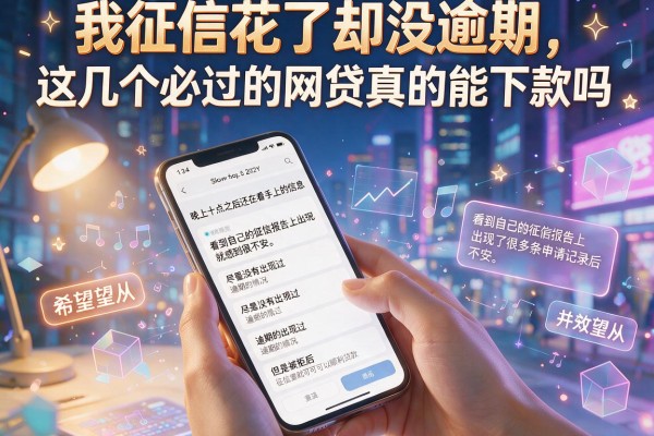 我征信花了却没逾期，这几个必过的网贷真的能下款吗
