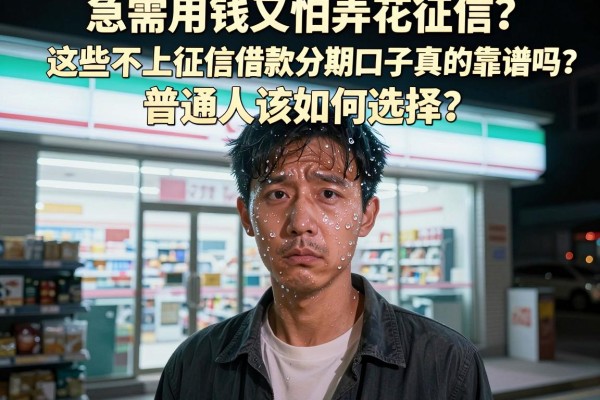 急需用钱又怕弄花征信？这些不上征信借款分期口子真的靠谱吗？普通人该如何选择？