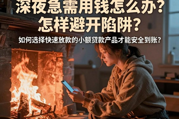 深夜急需用钱怎么办？怎样避开陷阱？如何选择快速放款的小额贷款产品才能安全到账？