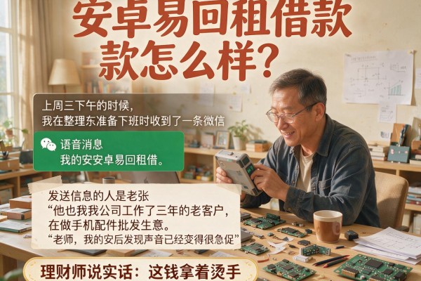 安卓易回租借款怎么样?理财师说实话:这钱拿着烫手