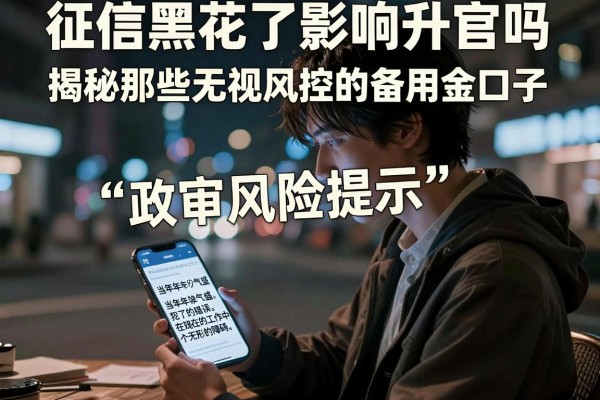 征信黑花了影响升官吗，揭秘那些无视风控的备用金口子