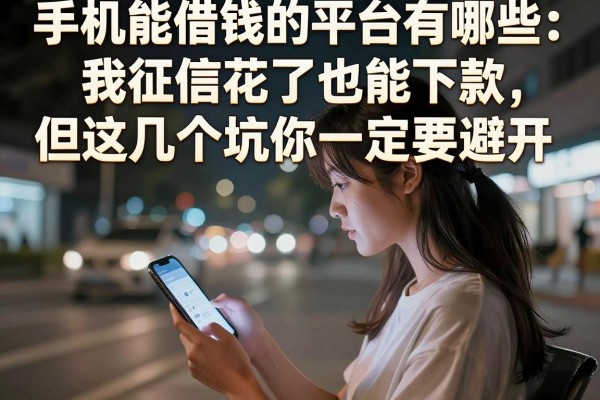 手机能借钱的平台有哪些：我征信花了也能下款，但这几个坑你一定要避开
