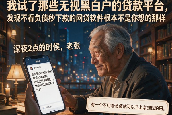 我试了那些无视黑白户的贷款平台,发现不看负债秒下款的网贷软件根本不是你想的那样