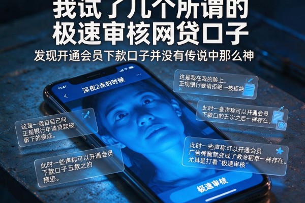我试了几个所谓的极速审核网贷口子，发现开通会员下款口子并没有传说中那么神