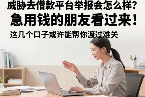 威胁去借款平台举报会怎么样？急用钱的朋友看过来，这几个口子或许能帮你渡过难关
