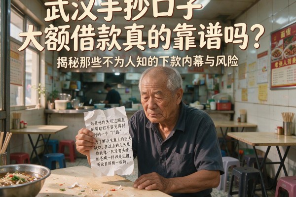 武汉手抄口子大额借款真的靠谱吗？揭秘那些不为人知的下款内幕与风险