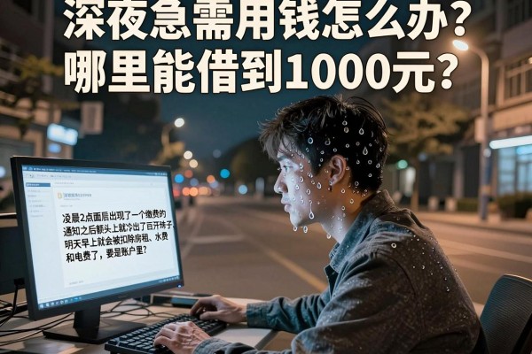 深夜急需用钱怎么办？哪里能借到1000元？真的能实现秒到账吗？